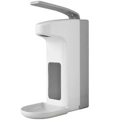 Sanitario 1000 ml elbow-operated soap and disinfectant dispenser, white ABS